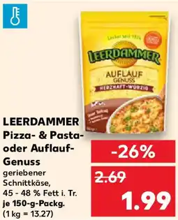 Kaufland Leerdammer pizza & pasta oder auflauf genuss Angebot