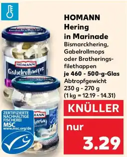 Kaufland Homann hering in marinade Angebot