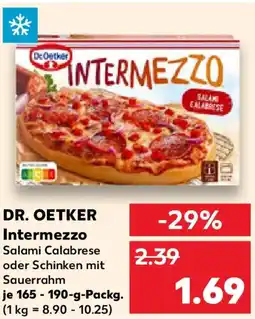 Kaufland Dr. oetker intermezzo Angebot