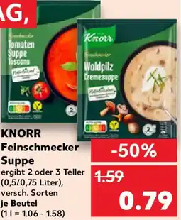 Kaufland Knorr feinschmecker suppe Angebot
