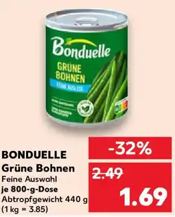 Kaufland Bonduelle Grüne Bohnen Angebot