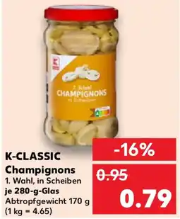 Kaufland K-classic champignons Angebot