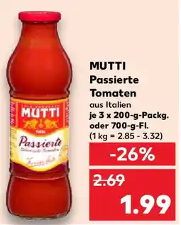 Kaufland Mutti passierte tomaten Angebot