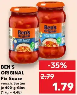 Kaufland Ben's Original Fix Sauce Angebot