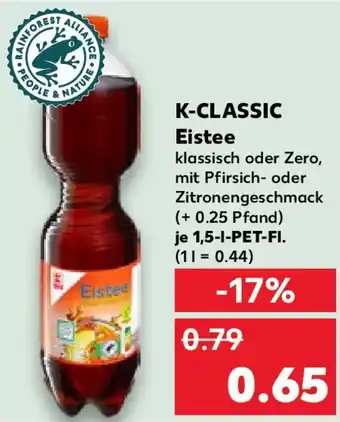 Kaufland K-classic eistee Angebot