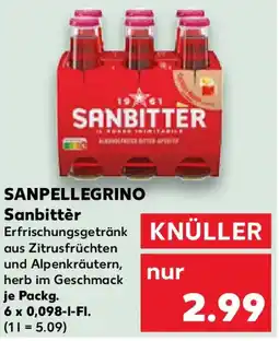 Kaufland Sanpellegrino sanbittèr Angebot