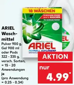 Kaufland Ariel waschmittel Angebot