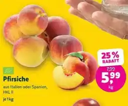 Denns BioMarkt Pfirsiche Angebot