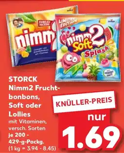 Kaufland STORCK Nimm2 Frucht- bonbons, Soft oder Lollies Angebot