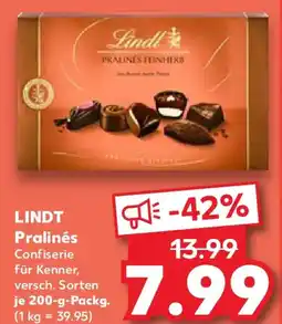 Kaufland Lindt pralinés Angebot