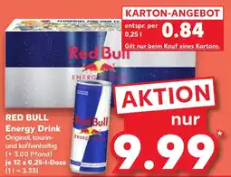 Kaufland RED BULL Energy Drink Angebot