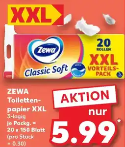 Kaufland ZEWA Toilettenpapier XXL Angebot
