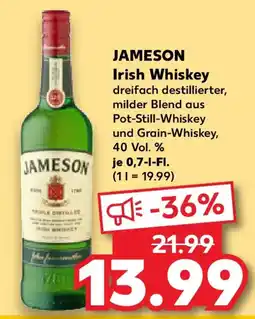 Kaufland JAMESON Irish Whiskey Angebot