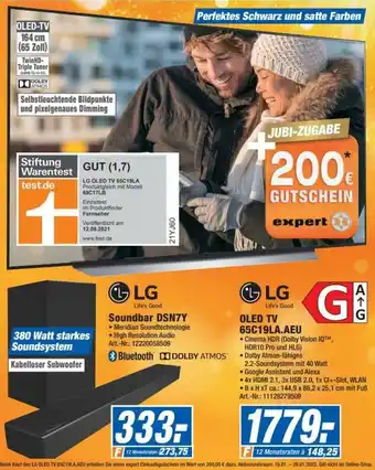 Expert Technomarkt LG OLED TV 65C19LA.AEU Angebot