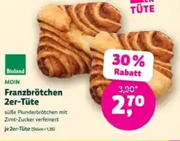 Denns BioMarkt Bioland MOIN Franzbrötchen 2er-Tüte Angebot