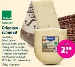 Denns BioMarkt Bioland SÖBBEKE Grienkenschmied Angebot
