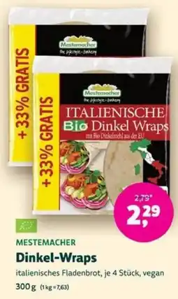 Denns BioMarkt Mestemacher Dinkel-Wraps Angebot
