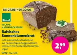 Denns BioMarkt Bioland MICHAS NATURBACKSTUBE Baltisches Sonnenblumenbrot Angebot