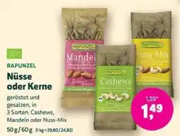 Denns BioMarkt RAPUNZEL Nüsse oder Kerne Angebot