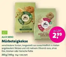 Denns BioMarkt ALCE NERO Mürbeteigkekse Angebot