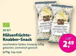 Denns BioMarkt DE RIT Hülsenfrüchte- Knabber-Snack Angebot