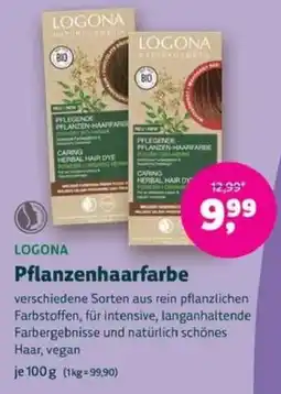 Denns BioMarkt LOGONA Pflanzenhaarfarbe Angebot