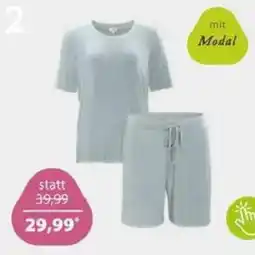 Denns BioMarkt Shorty-Pyjama | ARIMA Angebot