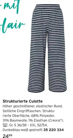 Tchibo Strukturierte Culotte Angebot