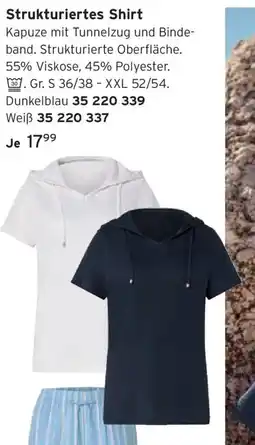 Tchibo Strukturiertes Shirt Angebot