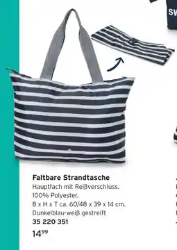 Tchibo Faltbare Strandtasche Angebot