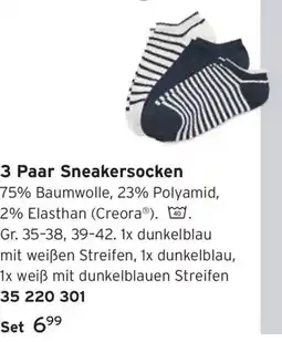 Tchibo 3 Paar Sneakersocken Angebot