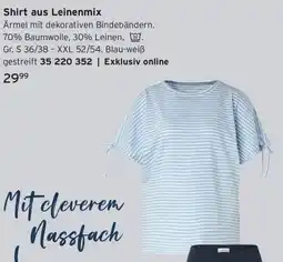 Tchibo Shirt aus Leinenmix Angebot