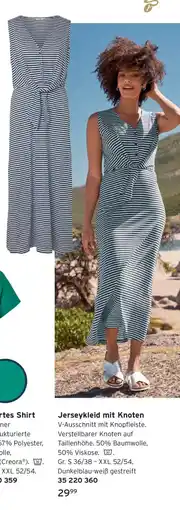 Tchibo Jerseykleid mit Knoten Angebot
