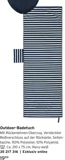 Tchibo Outdoor-Badetuch Angebot