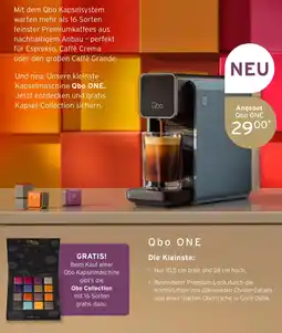 Tchibo Tchibo Kapselmaschine Qbo ONE. Angebot