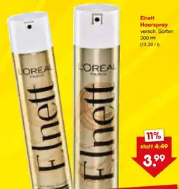 Netto Marken-Discount L'OREAL Elnett Haarspray Angebot