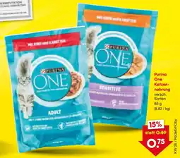 Netto Marken-Discount Purina One Katzennahrung Angebot