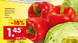 Netto Marken-Discount Paprika rot Angebot