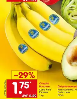 Netto Marken-Discount Chiquita Bananen Angebot