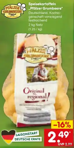 Netto Marken-Discount PFALZER GRUMBEERE Speisekartoffeln ,,Pfälzer Grumbeere" Angebot
