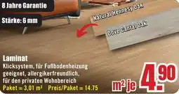 B1 Discount Baumarkt Laminat Angebot