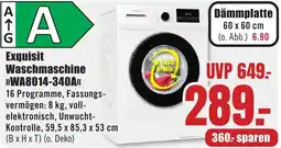 B1 Discount Baumarkt Exquisit Waschmaschine WA8014-340A Angebot