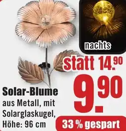 B1 Discount Baumarkt Solar-Blume Angebot