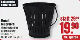 B1 Discount Baumarkt Metall Feuerkorb Angebot