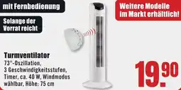 B1 Discount Baumarkt Turmventilator Angebot