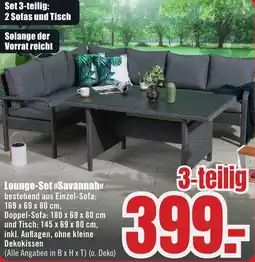 B1 Discount Baumarkt Lounge-Set Savannah Angebot