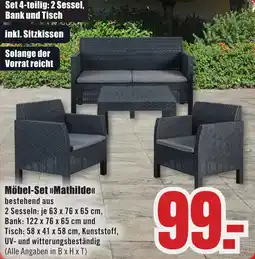 B1 Discount Baumarkt Möbel-Set Mathilde Angebot