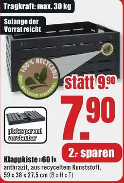 B1 Discount Baumarkt Klappkiste Angebot