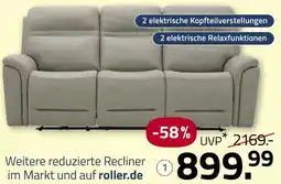 ROLLER Recliner 3-Sitzer Angebot