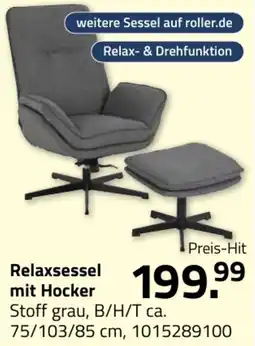 ROLLER Relaxsessel mit Hocker Angebot